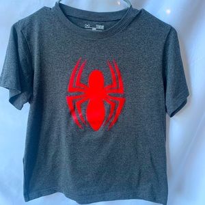 Under Armour Marvel Spider-Man Boys L Tee T-shirt Like New NWOT Heat Gear
